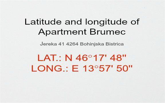 Apartment Brumec Bohinj Eksteriør billede